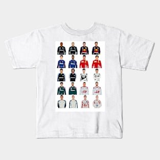 Formula 1 2021 driver line-up Kids T-Shirt